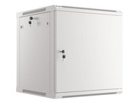"Szafa Instalacyjna Rack WisząCa 19\" 12U 600X600 Szara Drzwi Metalowe Lanberg (Fl"