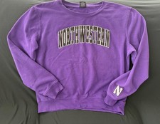 Women's Colosseum Northwestern University Crew-Neck Sweatshirt, Size XL
