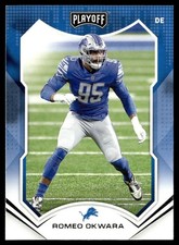 2021 Panini Playoff Romeo Okwara Detroit Lions #135