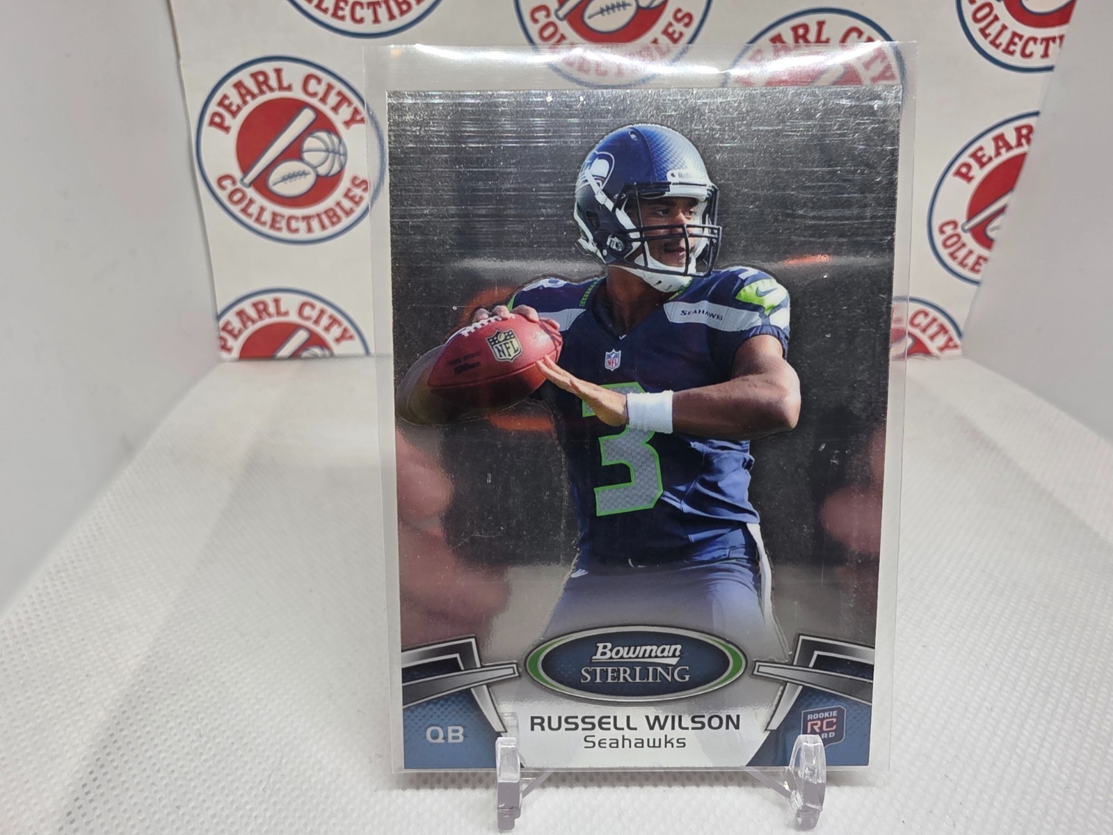 2012 Bowman Sterling #5 Russell Wilson Seattle Seahawks RC