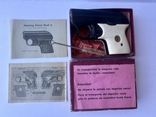 Vintage Model 6 Diecast Cap Gun Made in Germany with Box Instructions