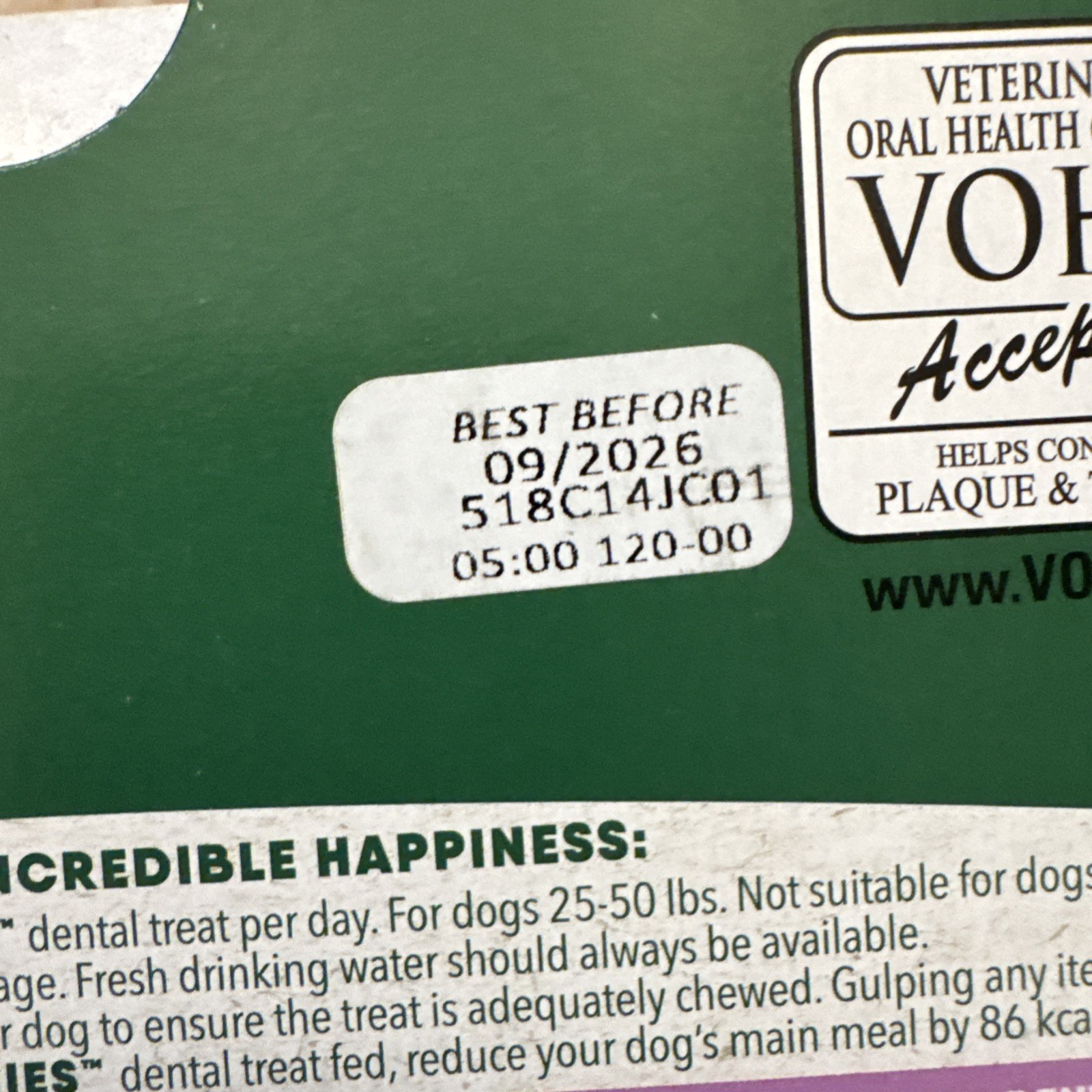 Greenies Regular Natural Dental Care Dog Treats 12 oz 3 Pack