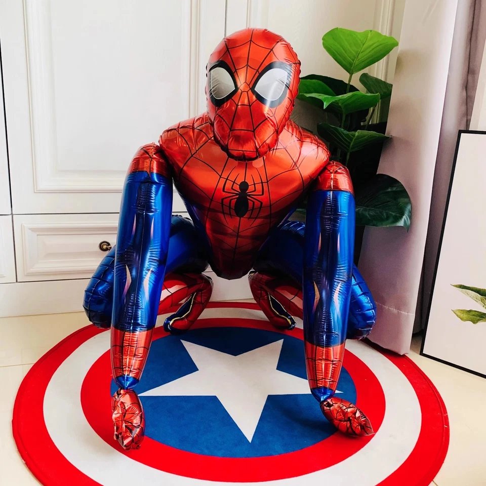 3D Spiderman Iron Man Foil Balloons Kids Birthday Party Decorations Baby Shower - Image 3 of 4