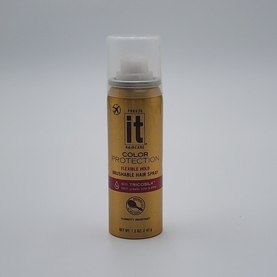 Freeze It Haircare Color Protection Flexible Hold Hairspray Tricosilk 1.5 Oz New