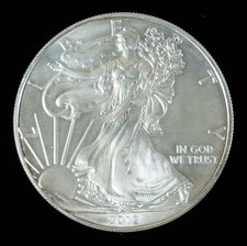 1 oz Silver 2012 American Eagle 999 fine, US Mint.