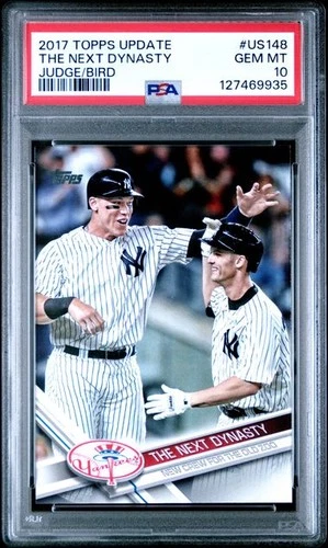 Aaron Judge Greg Bird The Next Dynasty PSA 10 2017 Topps Update #US148
