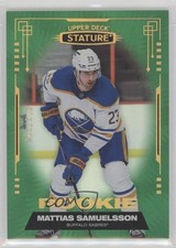 2021-22 Upper Deck Stature Rookies Green 101/149 Mattias Samuelsson #120 0b1f