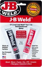 Strongest Metal Steel Aluminum Bond Adhesive Cold Weld Reinforced Epoxy Glue 2Oz