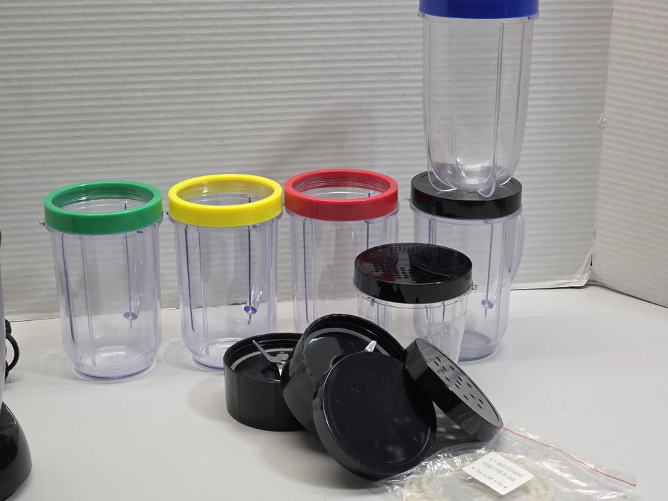 Magic Bullet Power Base MB1001B Blender w/ Mixing Cups & Accessories TESTED - Image 4 of 4