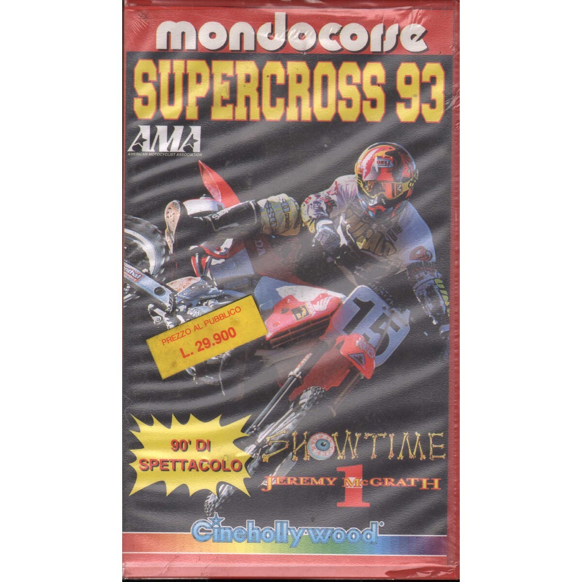 Supercross 93 VHS Mondocorse Univideo - CHV8156 Sealed