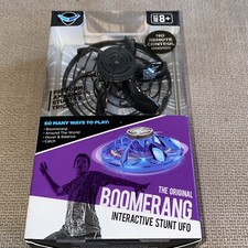 New The Original Boomerang Interactive Stunt UFO's No Remote Control Needed