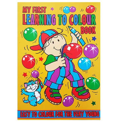 2 X MI PRIMER LIBRO PARA COLOREAR APRENDIENDO A COLOREAR PARA NIÑOS NIÑOS 150 PAGINAS - Imagen 2 de 9