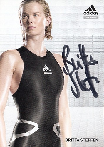 Britta Steffen: Olympia Gold 2008.OS 3.00,WM 1.2009,EM 1.2002+2006 Schwimmen GER