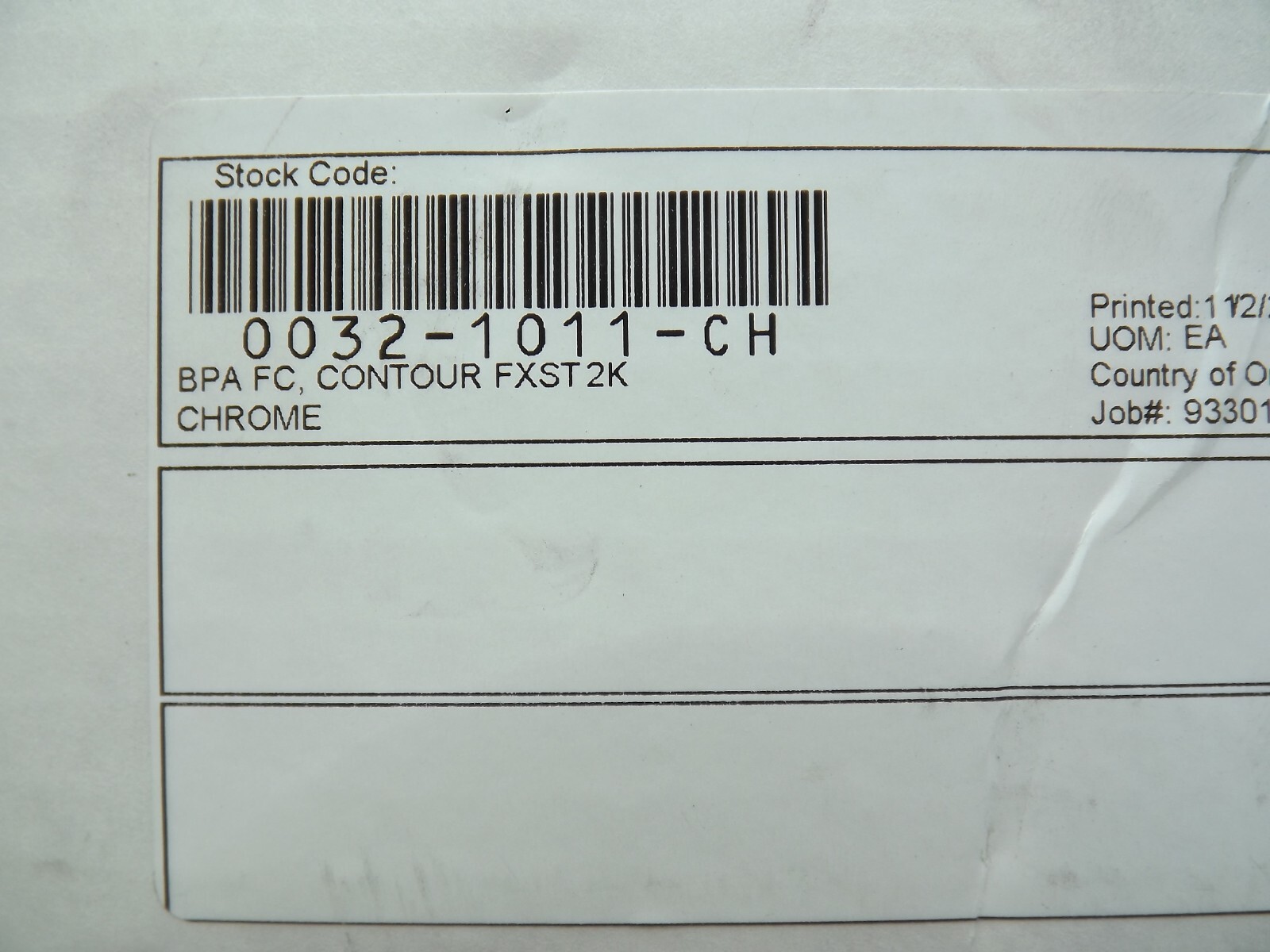 PERFORMANCE MACHINE PM HARLEY FORWARD FOOT CONTROLS 0032-1011-CH NEW FXST 2K