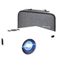 DBPOWER RD-820 Mini Portable Video Projector Bundle with Carrying Case BRAND NEW