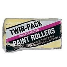 NEW FACTORY CASE OF (72) LINZER RC133 3/8" X 9" SMOOTH PAINT ROLLER COVER NAPS