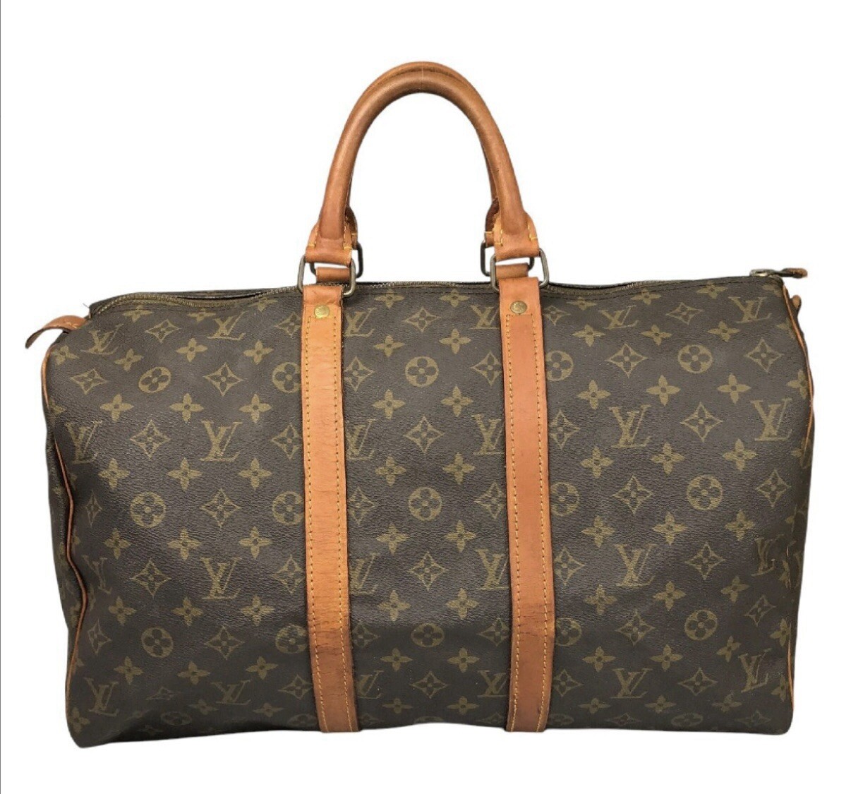 Louis Vuitton Monogram Keepall 45 Boston Bag M41428 SD822 Travel Duffle-image