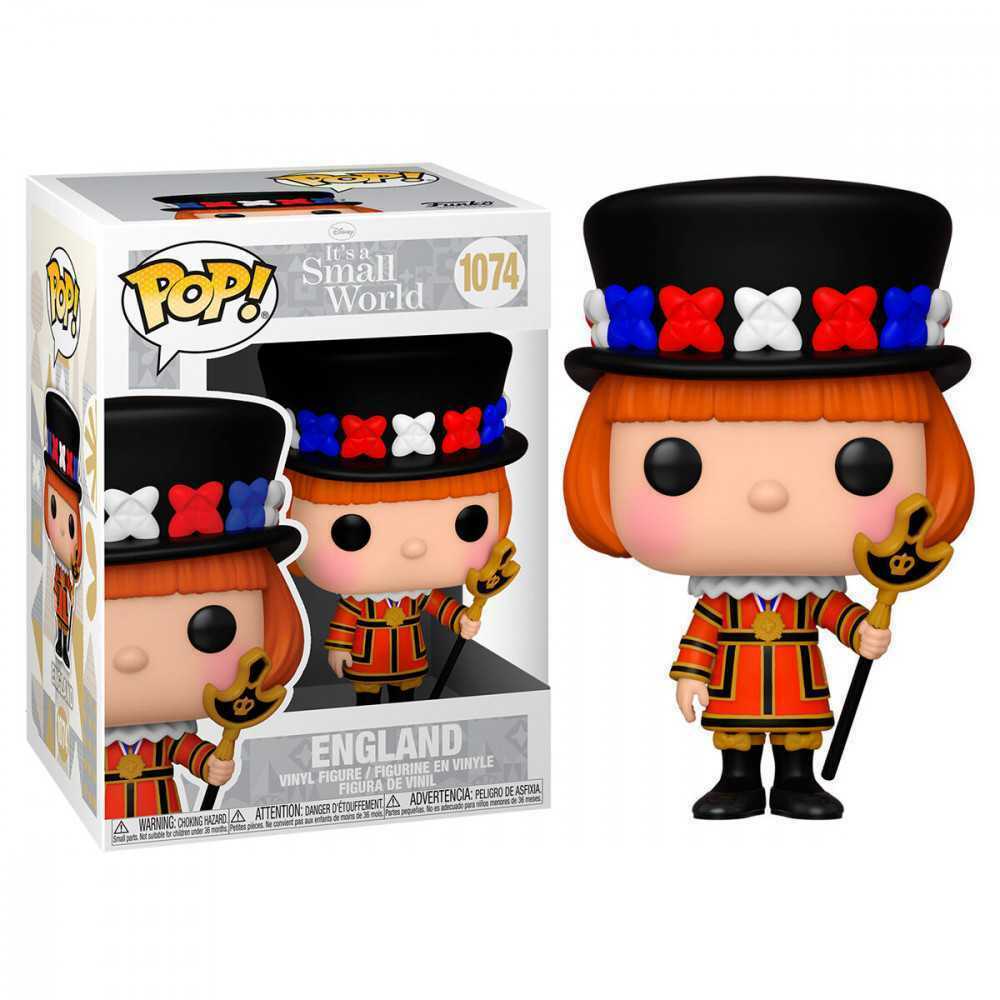 DISNEY IT'S A SMALL WORLD ENGLAND 3.75"" POP VINYL FIGURE FUNKO 1074