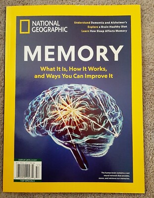 National Geographic Special Publication Magazine MEMORY What It Is How It Works 