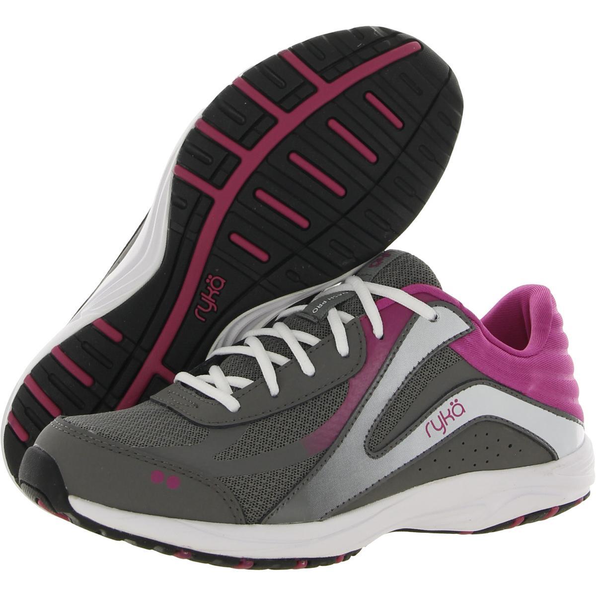Ryka Womens Dash Pro Gray Walking Shoes Sneakers 9 Medium (B,M) BHFO