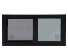 Finestra Per Camper MINRS 600x400mm - Vetro Temperato Nero, Ventilazione 65&deg;, Per Roulotte E Furgoni