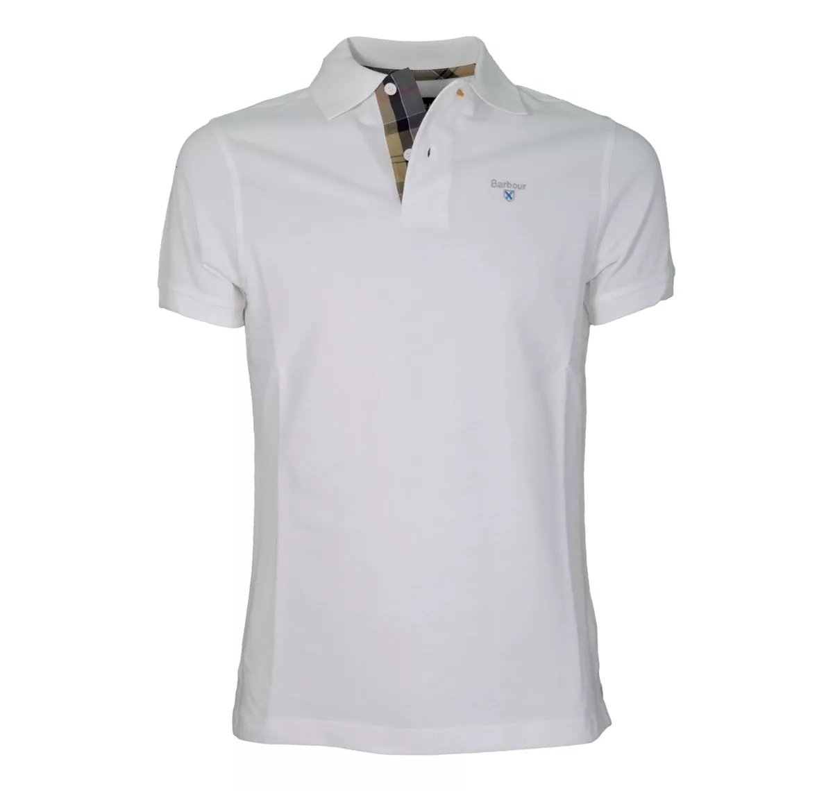 White barbour on sale polo