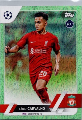2023 Topps UEFA Jade Foil Fabio Carvalho Liverpool