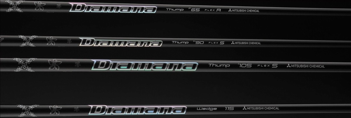 Mitsubishi Chemical Thump '95 Sフレックスシャフト Mitsubishi Chemical Golf Diamana Thump Iron Shaft 5-PW 6pcs