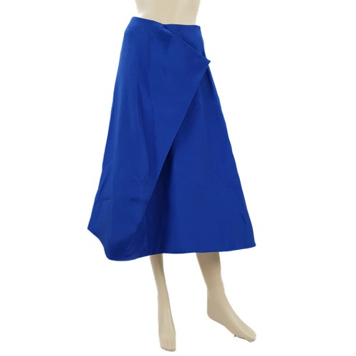 Finery Women's A Line Midi Skirt Flare Blue Size 8UK NWT - Picture 5 of 12