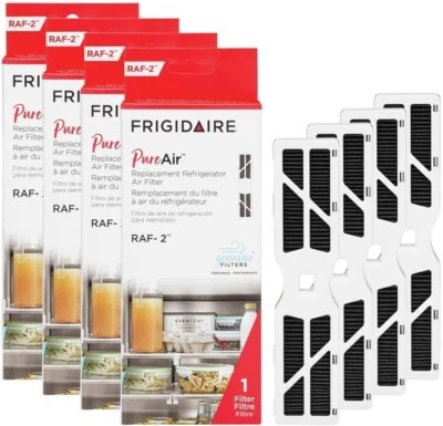 4 PACK Frigidaire PureAir RAF-2 Refrigerator Air Filter New
