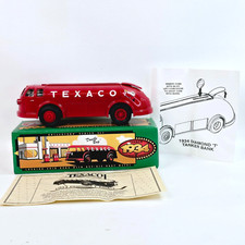 1994 ERTL 1934 Texaco Diamond T Tanker "Doodle Bug" Coin Bank Diecast B195