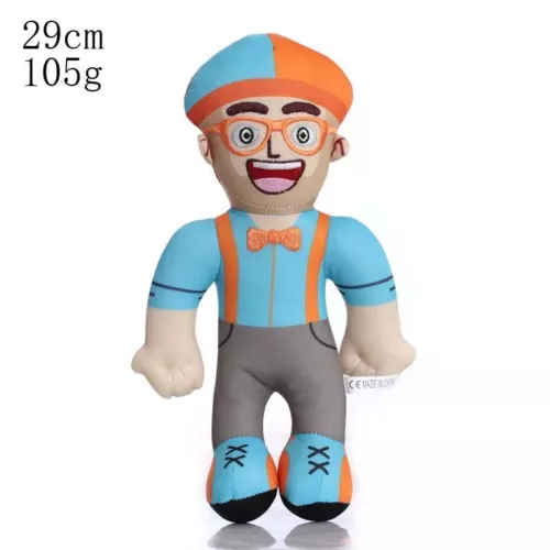 2Pcs Blippi Plush Toy Stuffed Doll Cartoon Blippi Toy Doll Kids Christmas Gifts - Picture 4 of 16