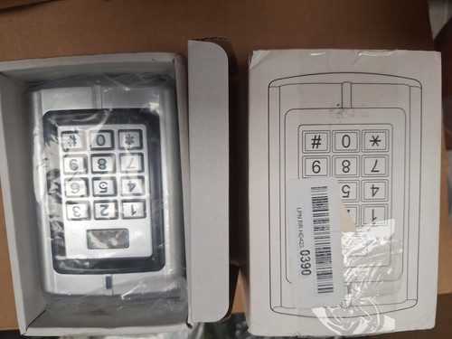 Teclado abridor de puerta de garaje universal LM178 con cable - control de acceso metálico - caja abierta - Imagen 6 de 6