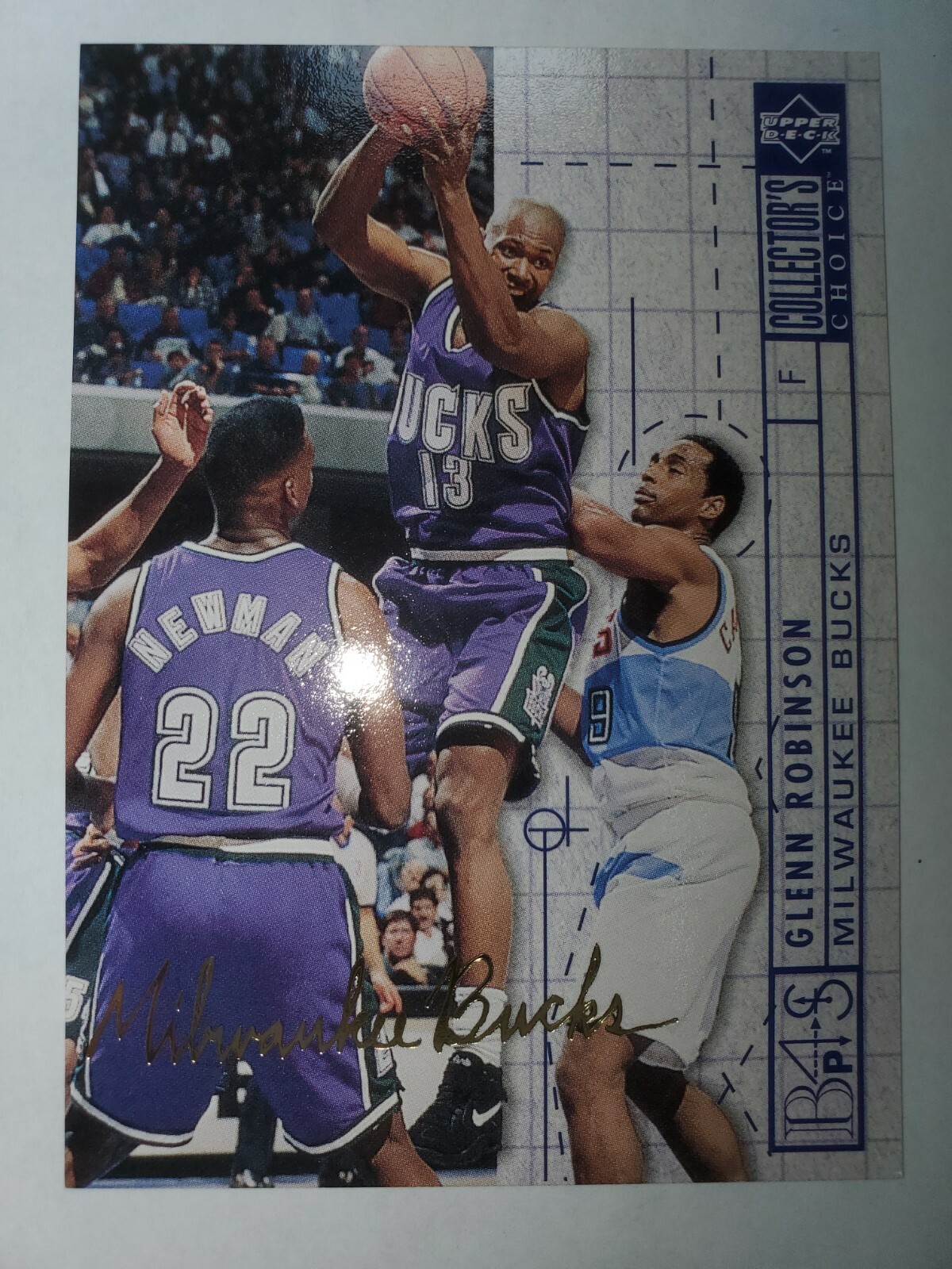 Glenn Robinson 1994-95 GOLD Signature Collectors Choice FRENCH Card #386 NMM