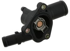 Image of febi bilstein 24124 Thermostat with gasket, pack of one