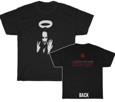 Marilyn Manson I Wasn't Born With Enough Middle Fingers Shirt | eBay