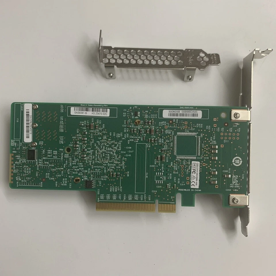 LSI SAS 9341-8I 12GB 8 PORT RAID CONTROLLER+2PCS 8643 to 4 SATA cable - Image 4 of 4