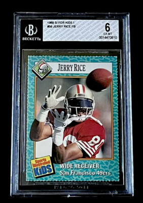 JERRY RICE RARE 1989 Sports Illustrated for Kids SI San Francisco 49ers BGS 
