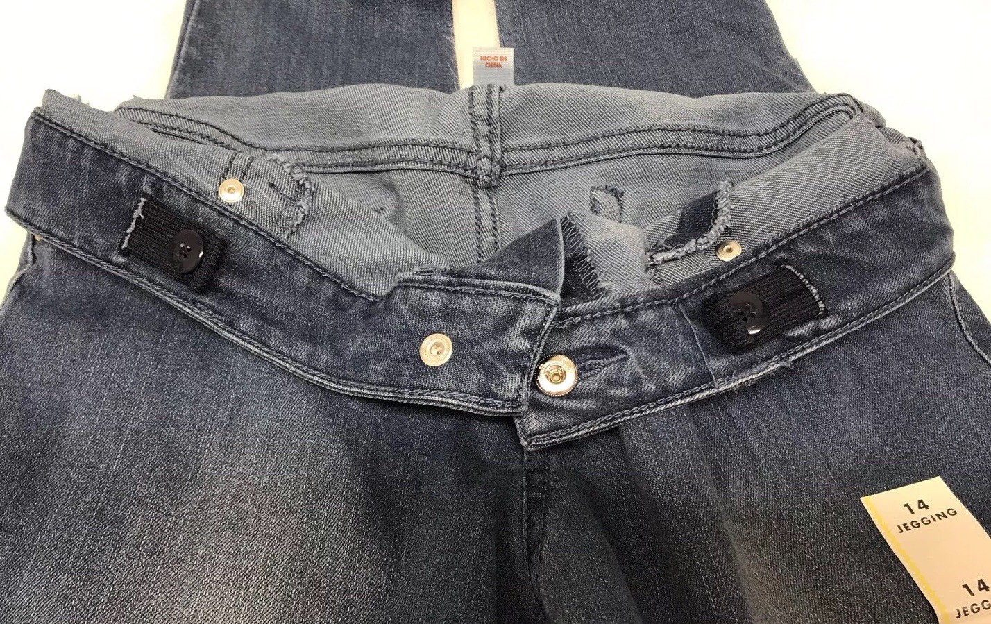 Cat & Jack Girl’s Jegging Super Stretch w/ Gold Heart Adjustable Waist Size 14 eBay