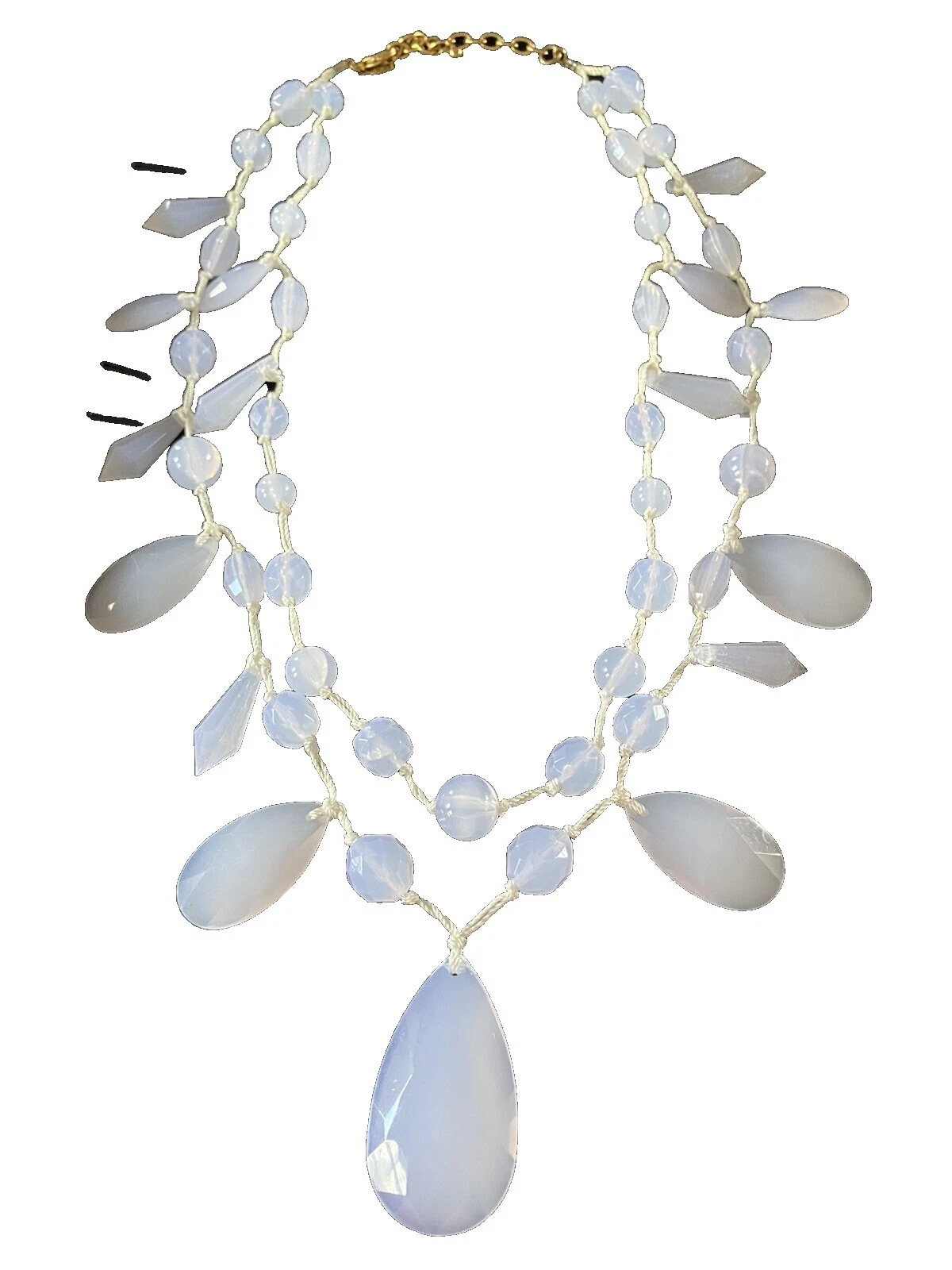 La suerte Bañado en Oro Amarillo Rubí Collares y colgantes De moda