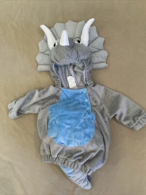 Target Baby Dinosaur Costume 0-6 Months Plush Triceratops