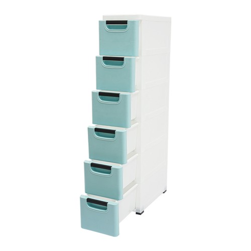 6 Drawers Storage Cabinet, Narrow Space Storage Cabinet Rack for Home Office - Picture 3 of 19
