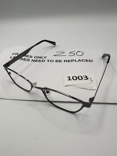 OGI EVOLUTION 3502 1299 GUNMETAL /PURPLE EYEGLASS Frames  50-18-140mm Stainless