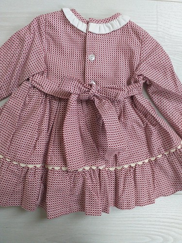 Romany spanisches Baby Mädchen Kleid 6 Monate rot - Bild 7 von 12