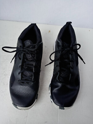 Under Armour Unisex Lockdown 5 3023949 Black Basketball Shoes Sneakers M11 W12.5
