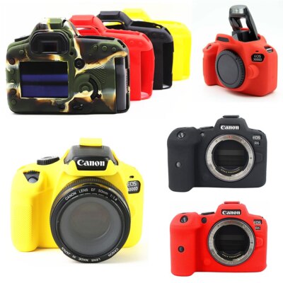 Silicone Skin Case Camera Bag For Can&n EOS R10 R6 R7 5D 6D 5DII 5D2 T7i T6 T8i