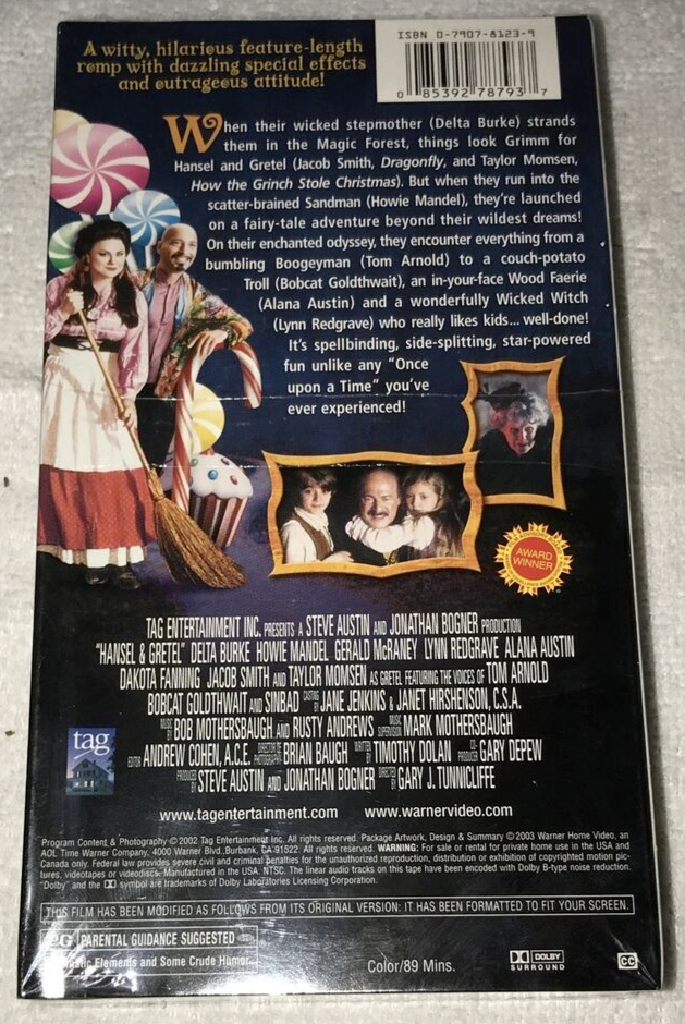 Hansel and Gretel VHS Movie Video Lynn Redgrave Gary Tunnicliffe