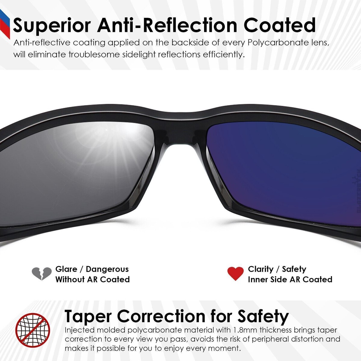 HDspot Polycarbonate AR Coated Polarized Lenses for-Oakley Oil Rig