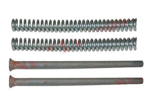 Paar Vordergabel Feder Mit Stangen Set 4 Einheiten Lambretta GP LI TV SX 237Mm-image