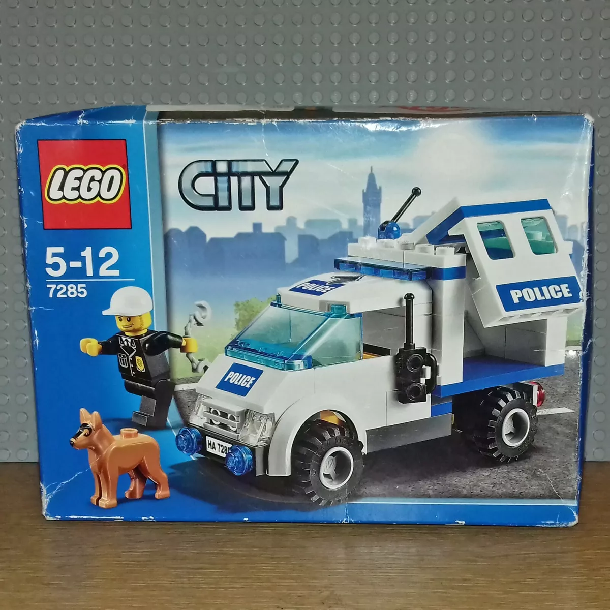 LEGO CLASSIC VINTAGE CITY TOWN 7285 POLICE DOG UNIT NEW NISB